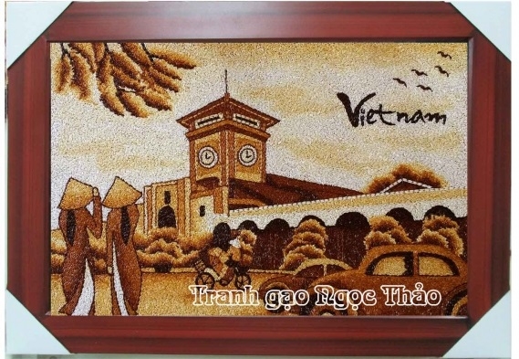 Tranh Chợ Bến Thành